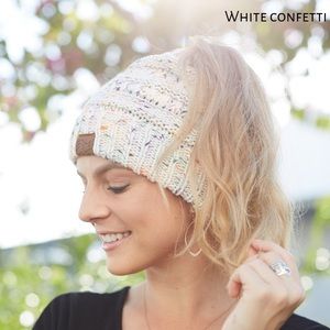 CC ponytail beanie